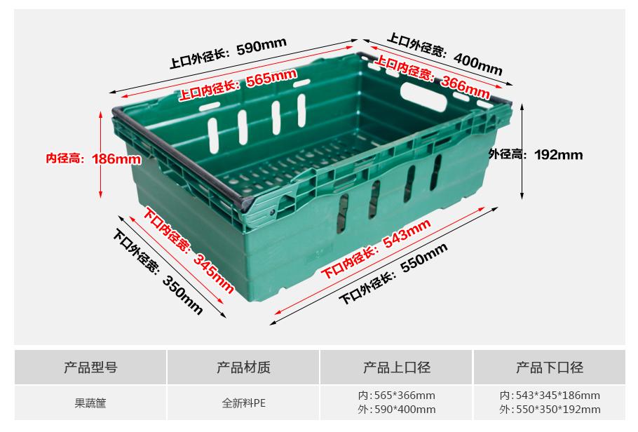 軒盛塑業果蔬塑料周轉筐